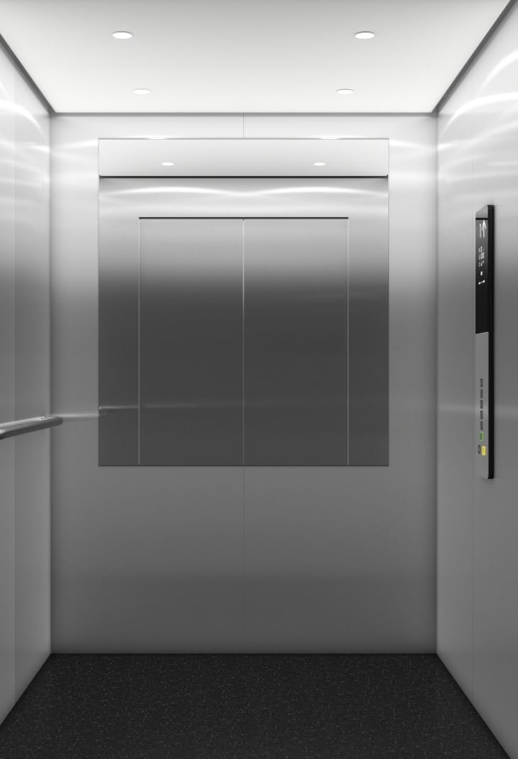 img_Brusted Steel - KONE MonoSpace 300 DX - 11038_A_front