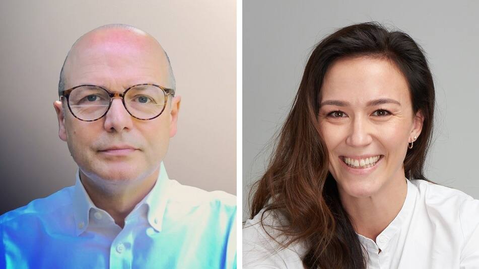 Tim Stonor (izquierda) y Tessina Czerwinski (derecha)